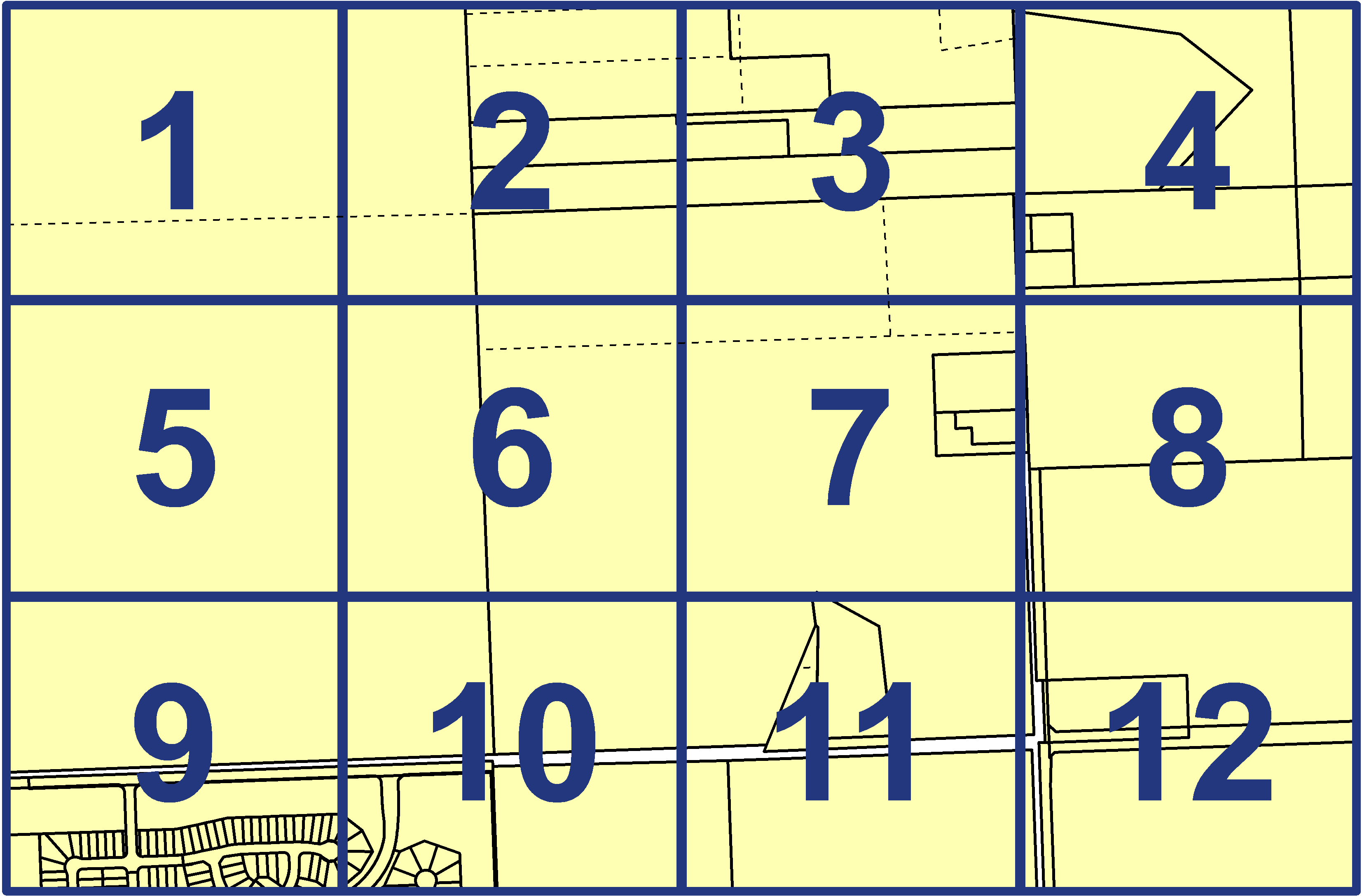 quarter facet map