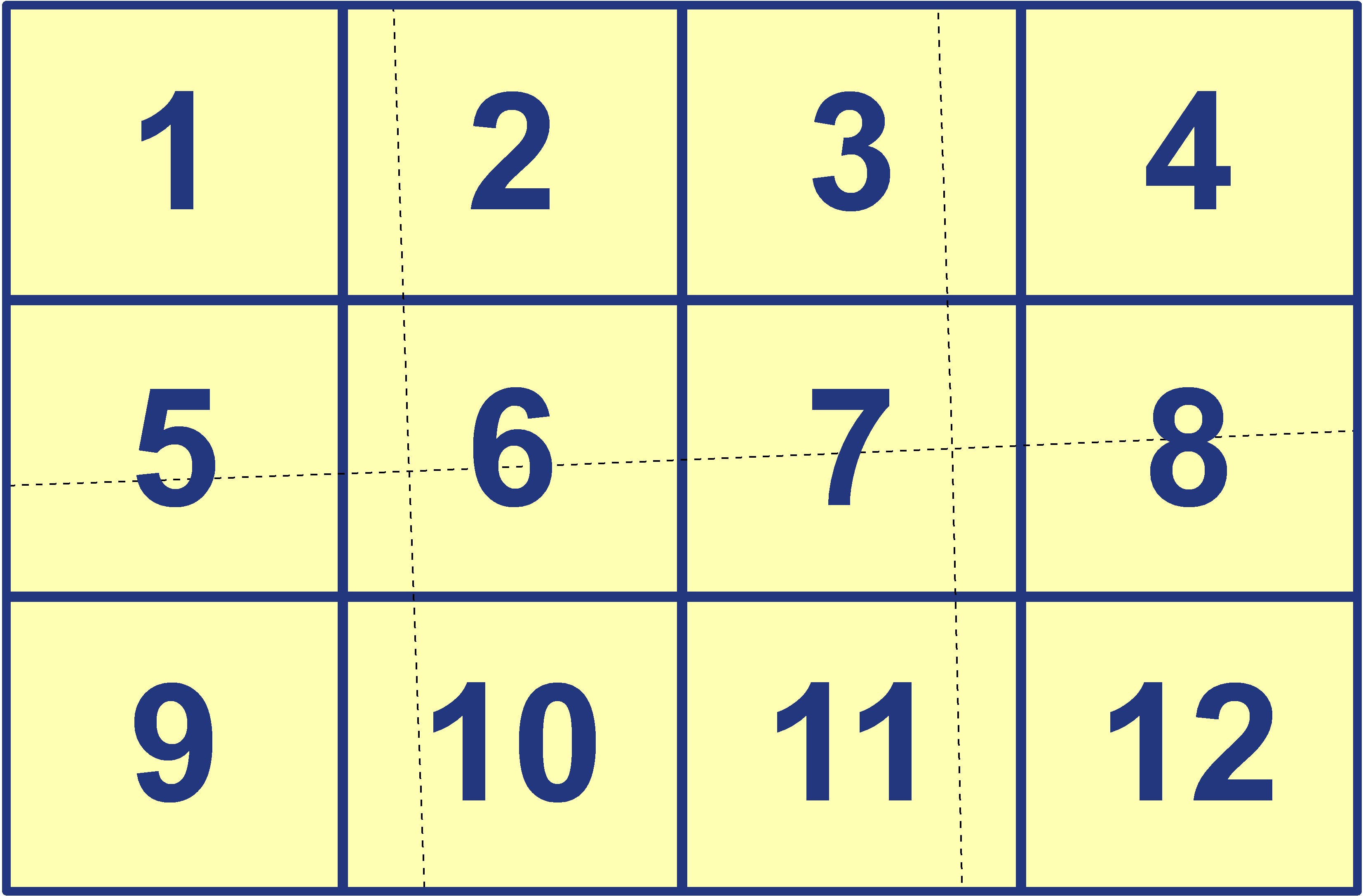 quarter facet map