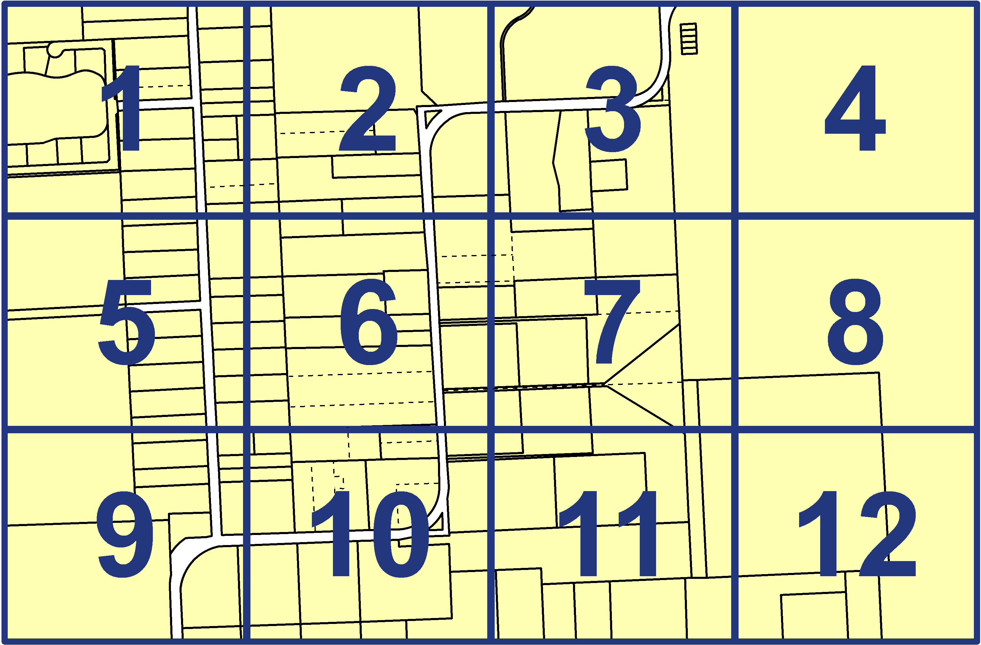 quarter facet map