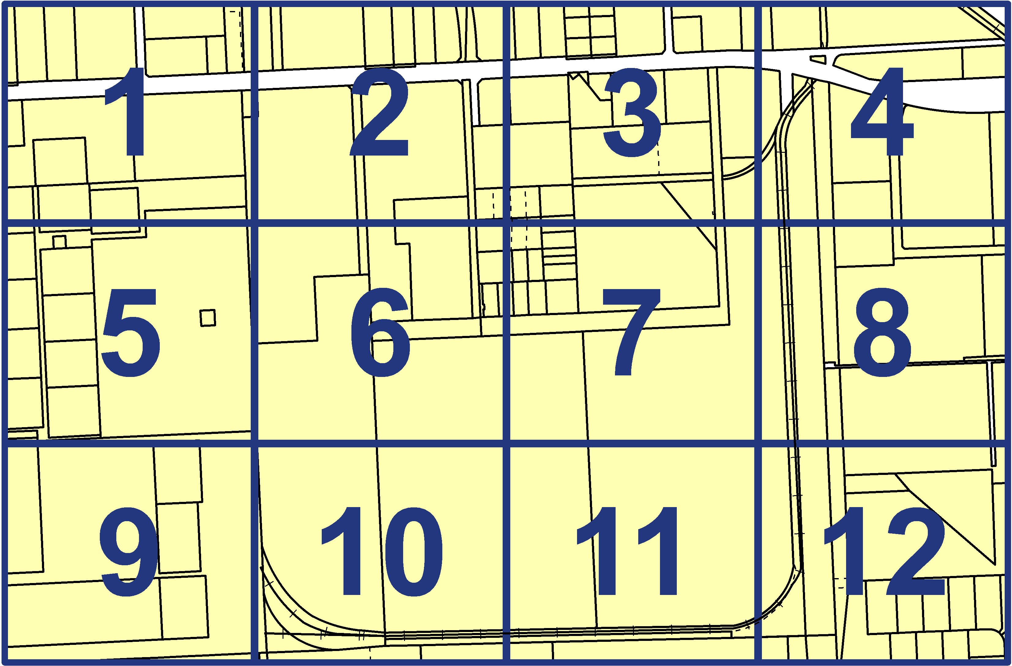 quarter facet map