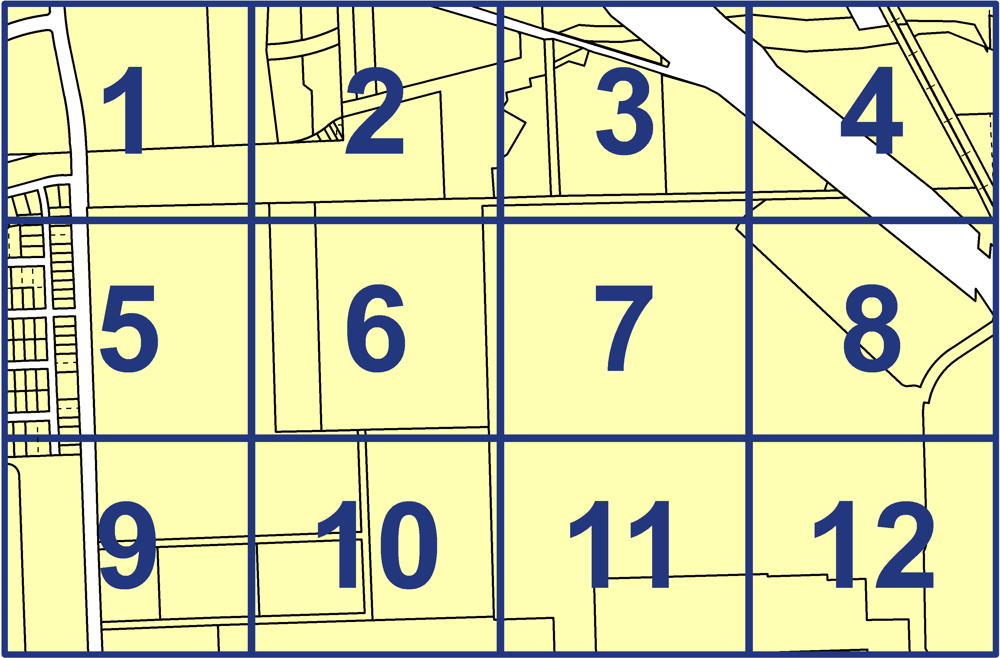 quarter facet map