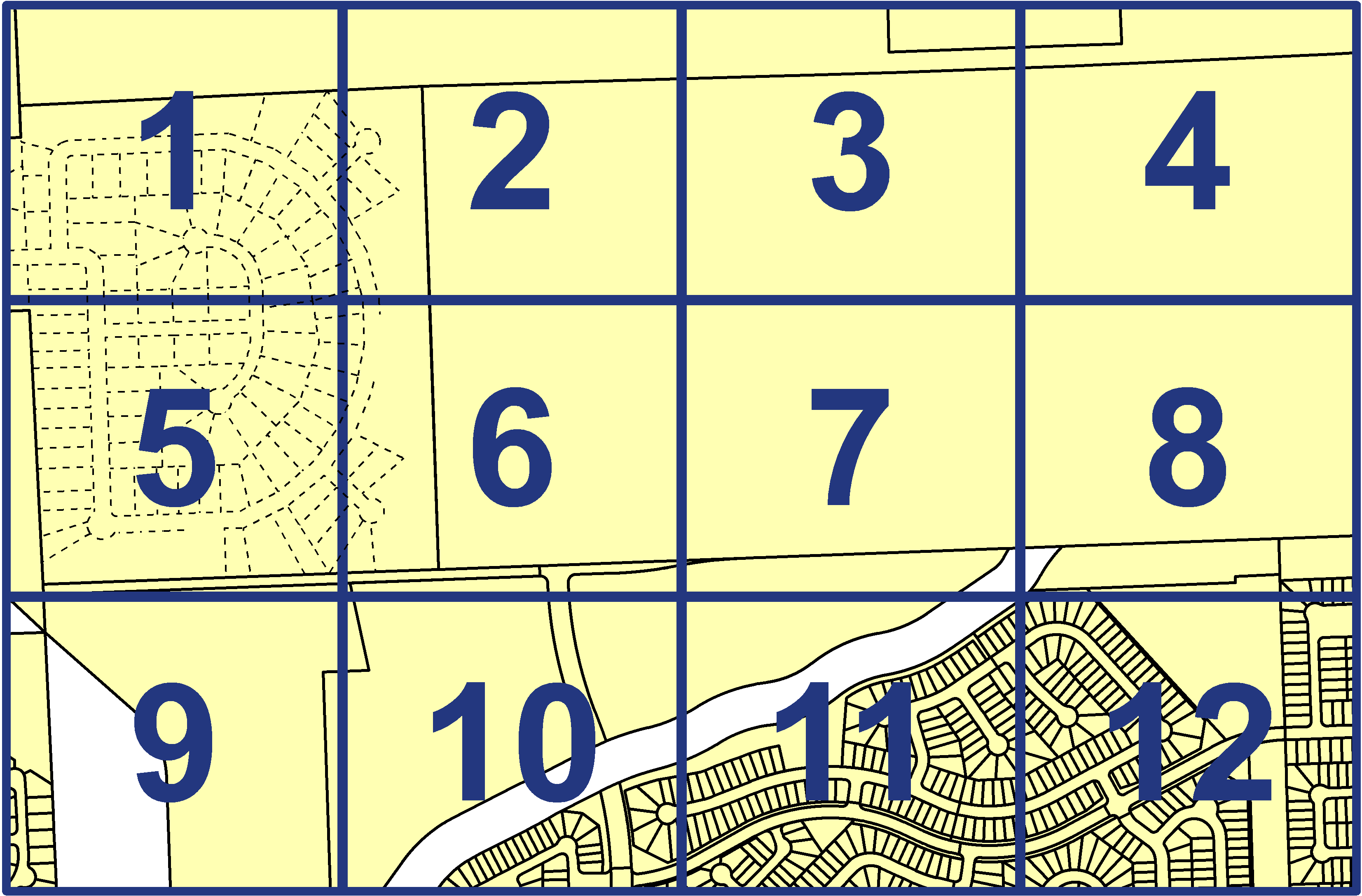 quarter facet map