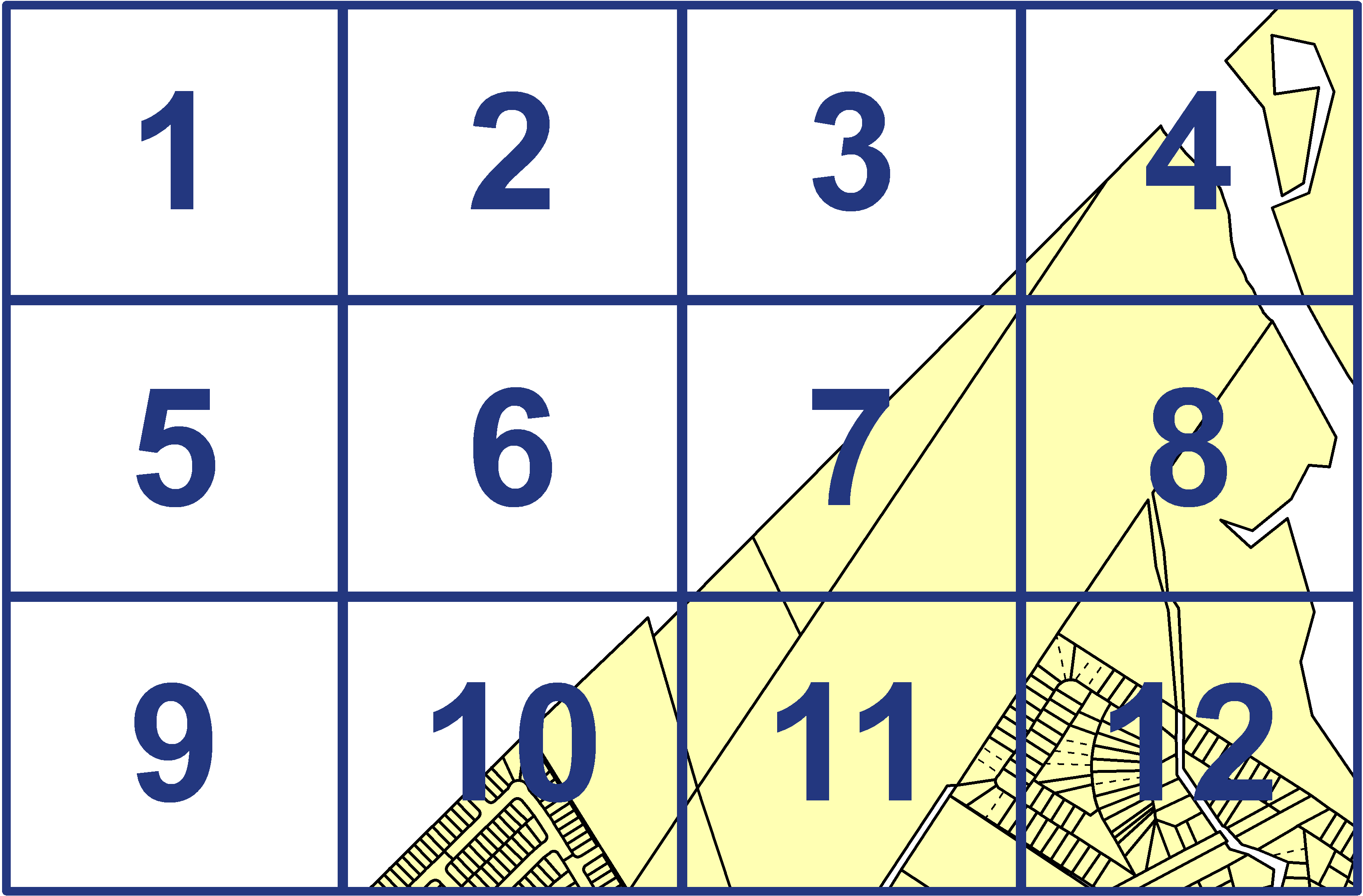 quarter facet map