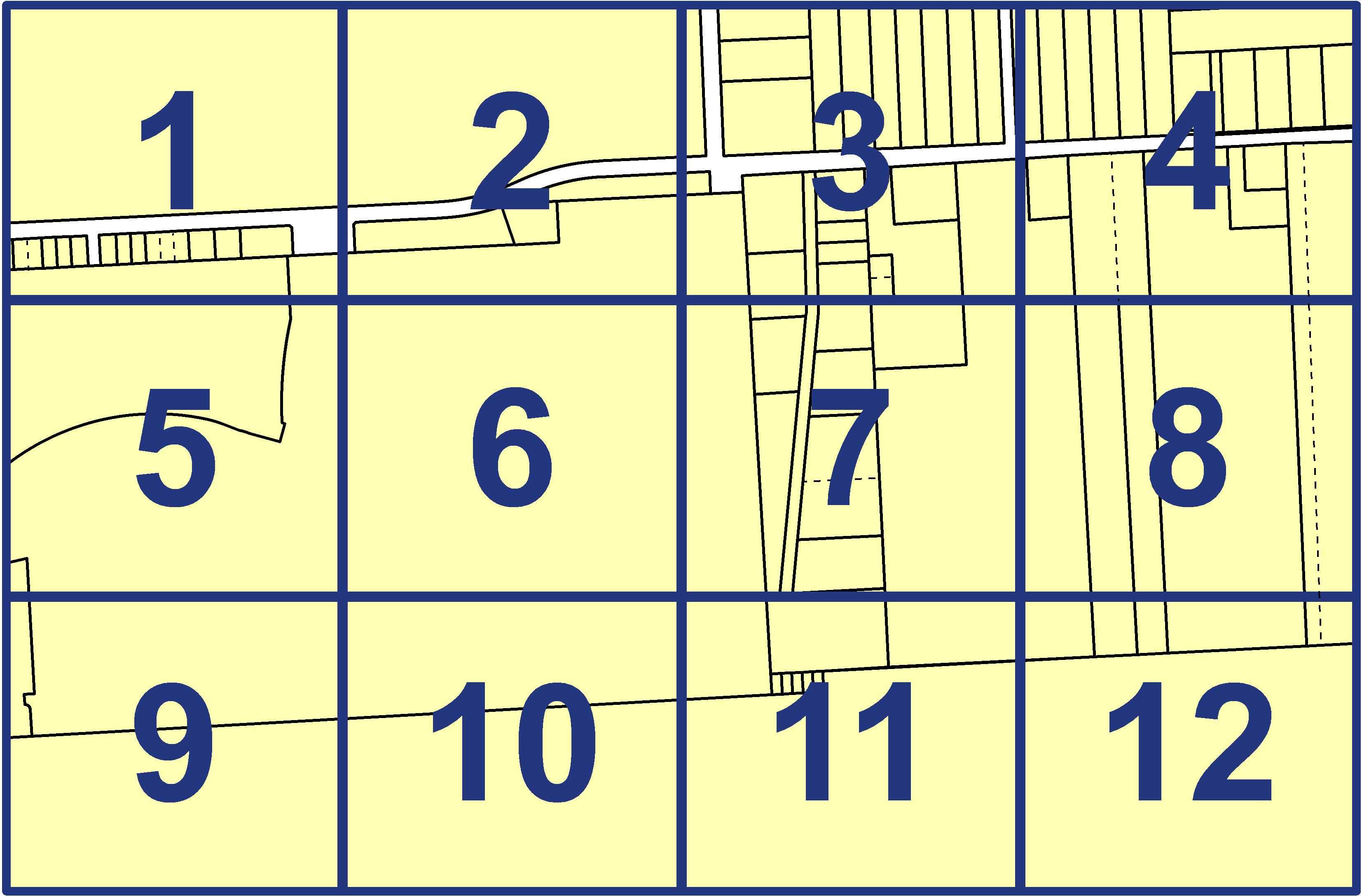 quarter facet map