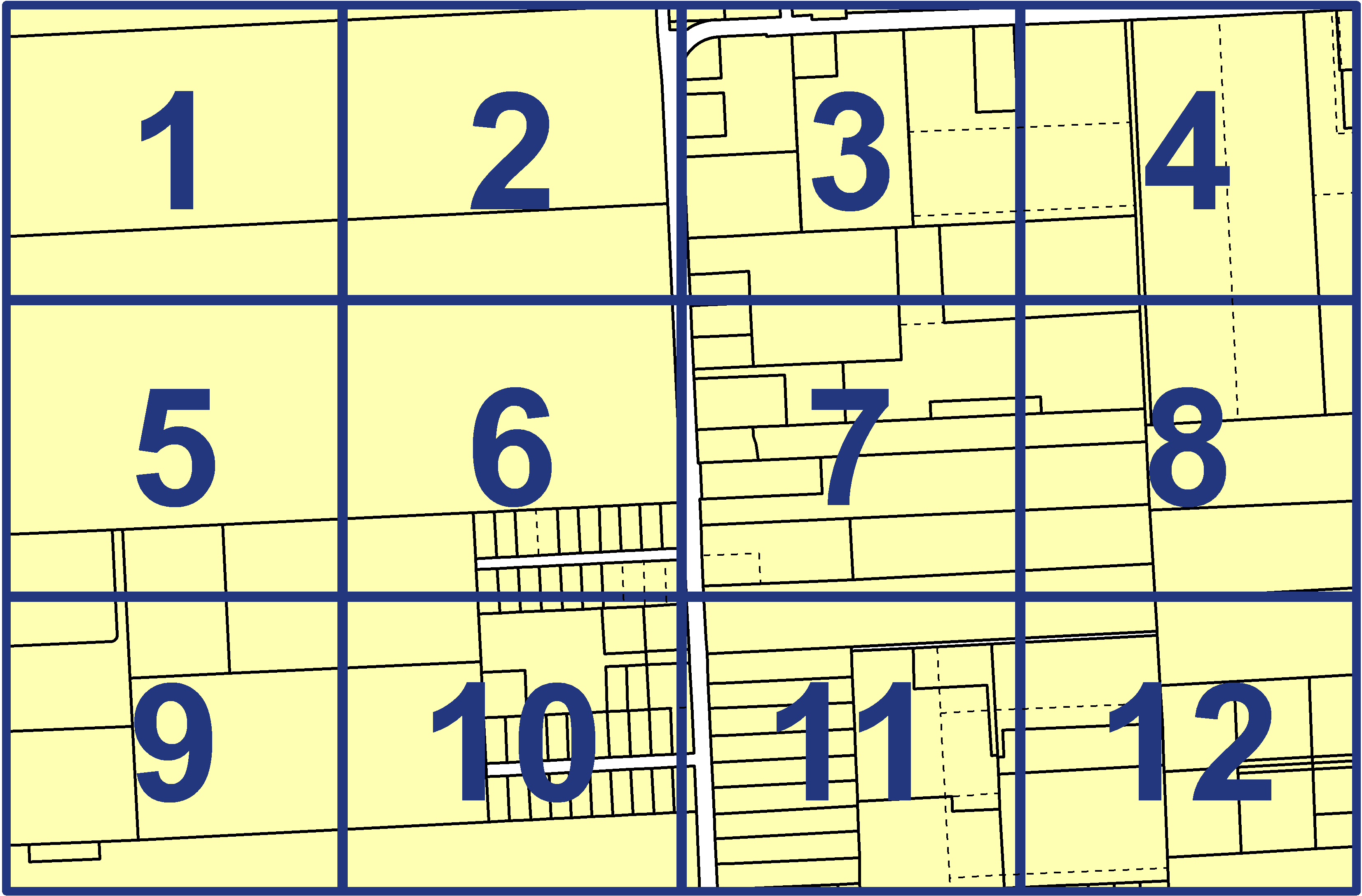 quarter facet map