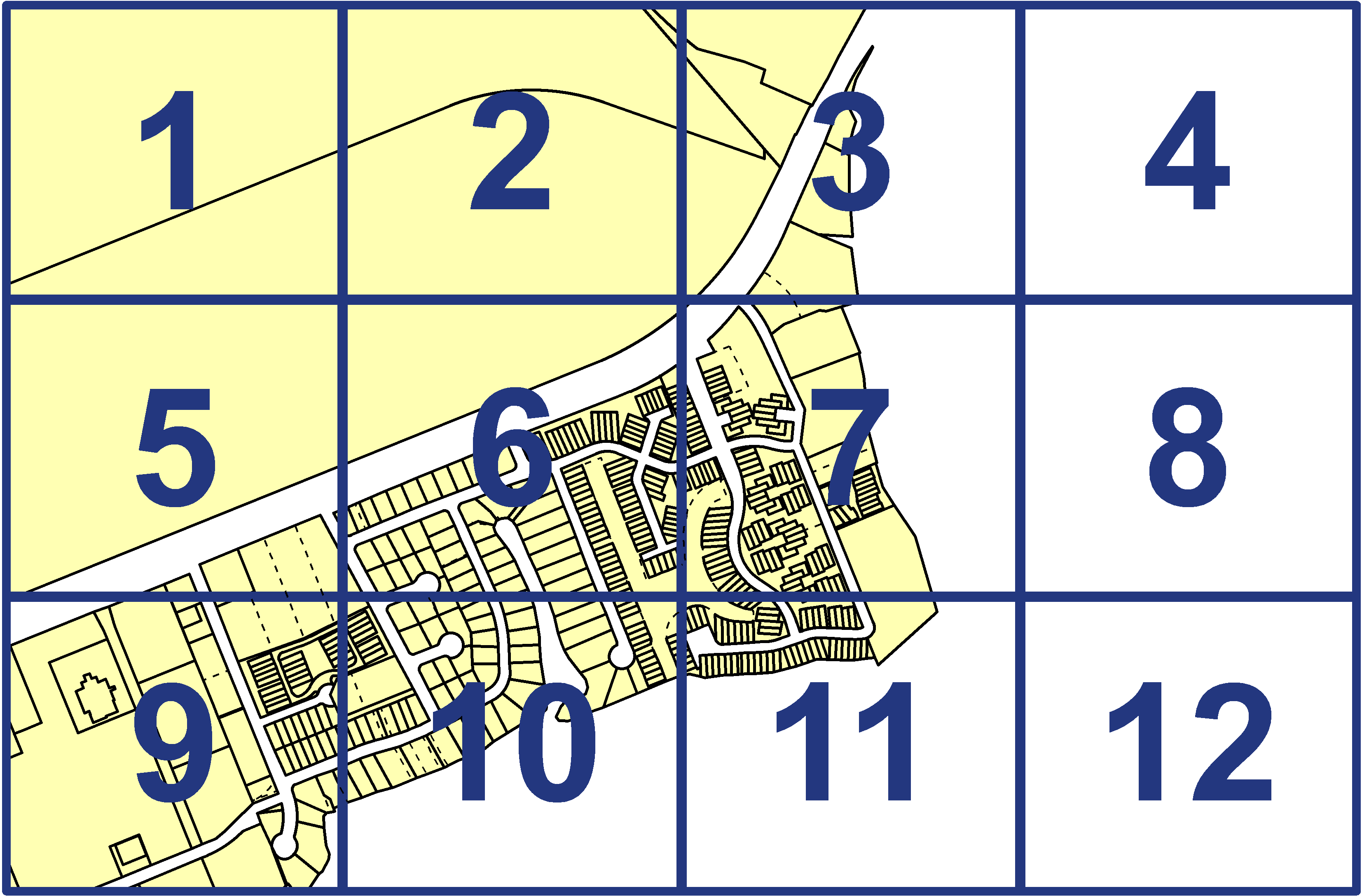 quarter facet map