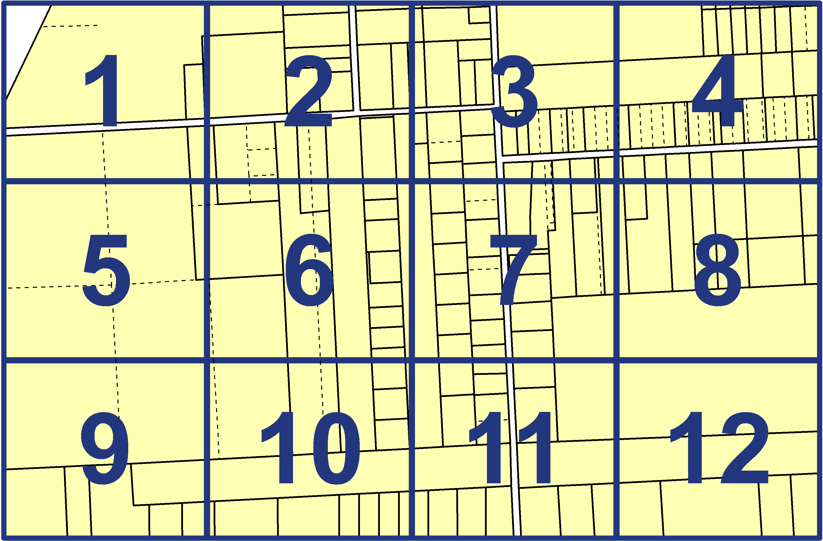 quarter facet map