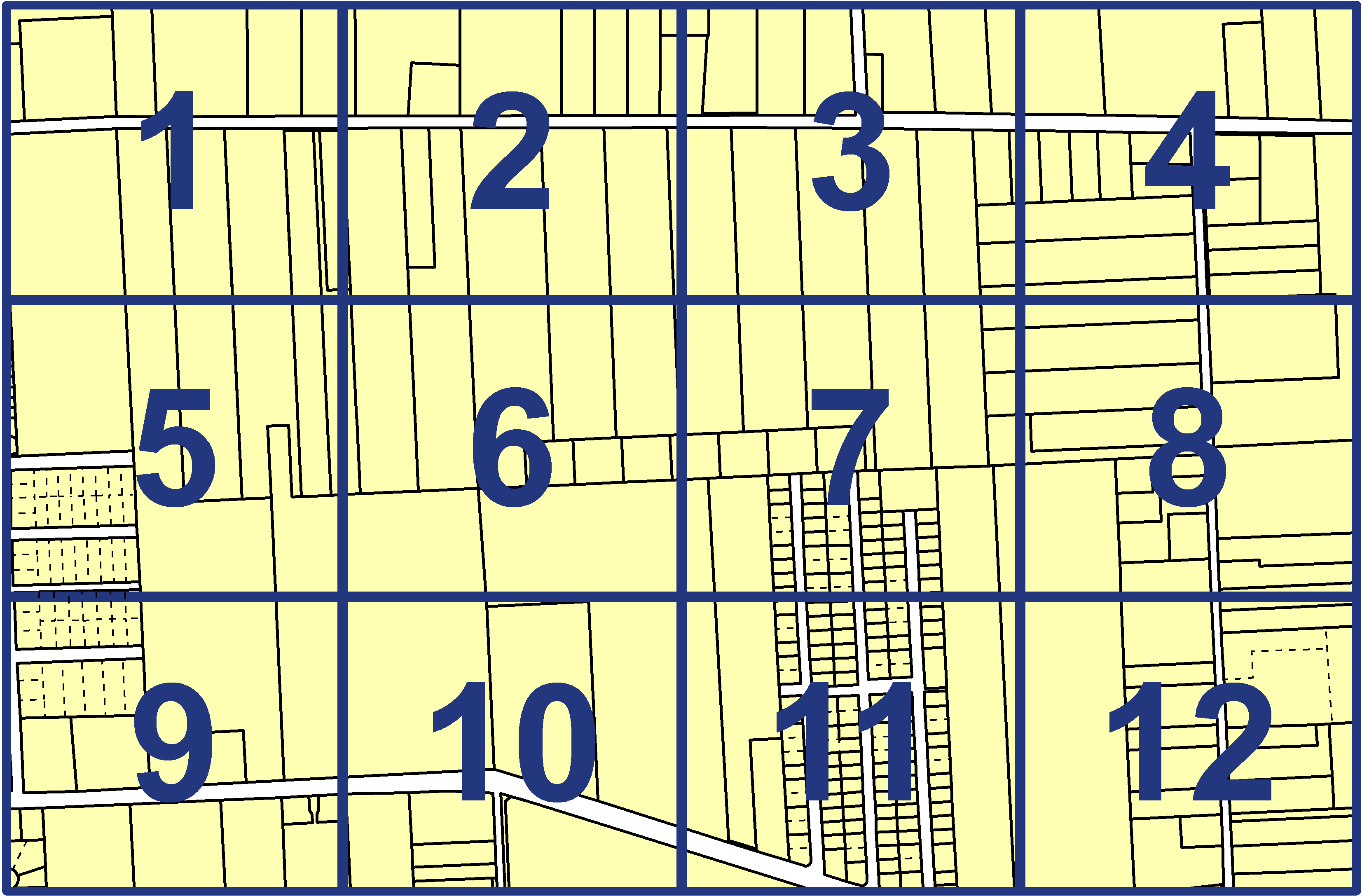 quarter facet map