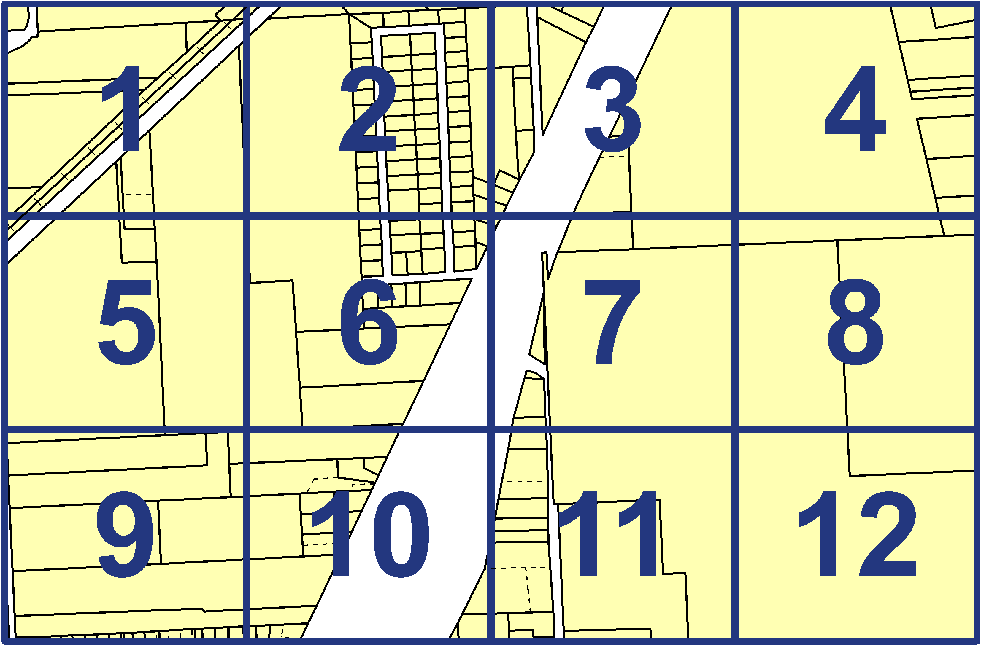 quarter facet map