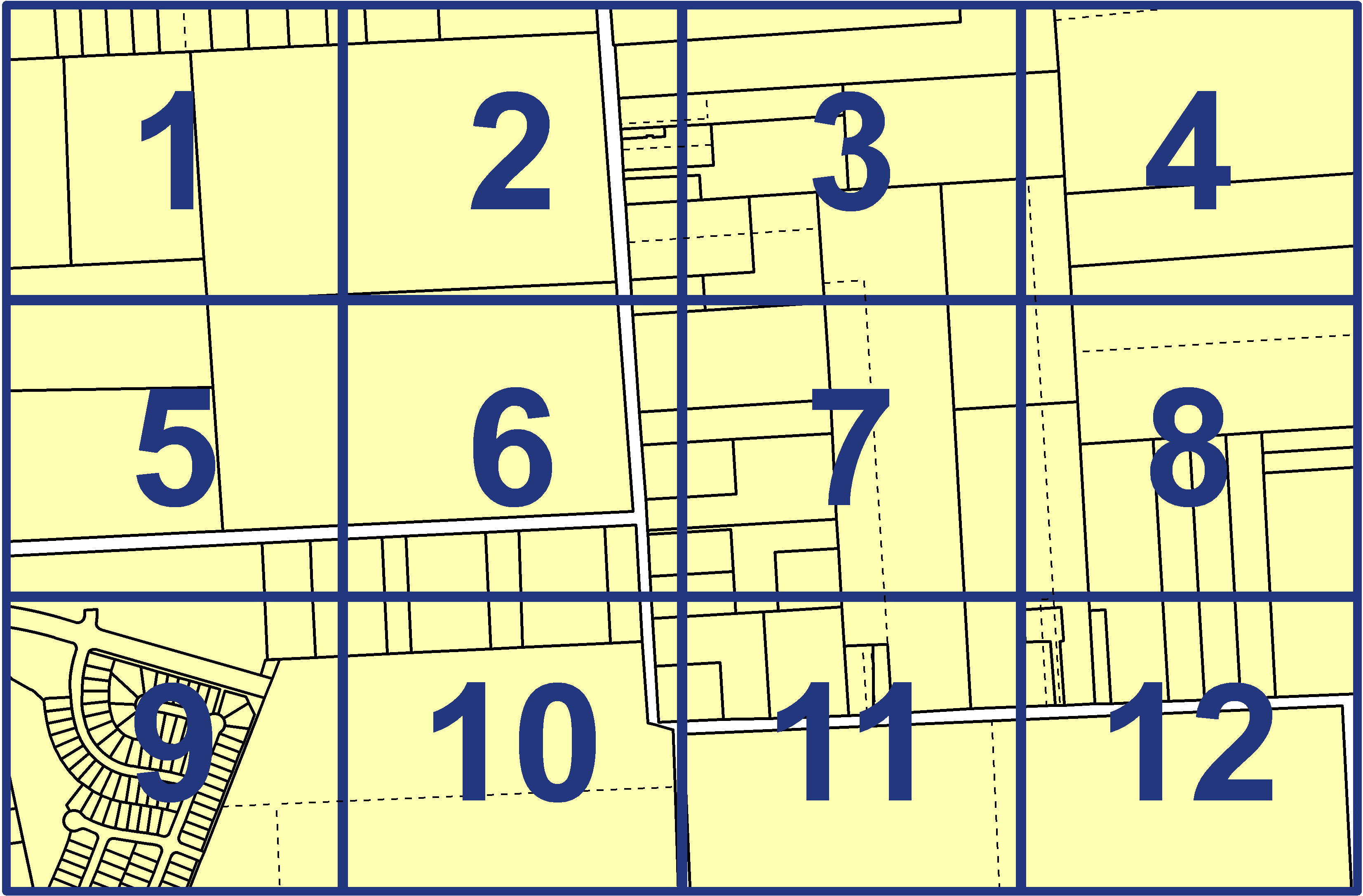 quarter facet map