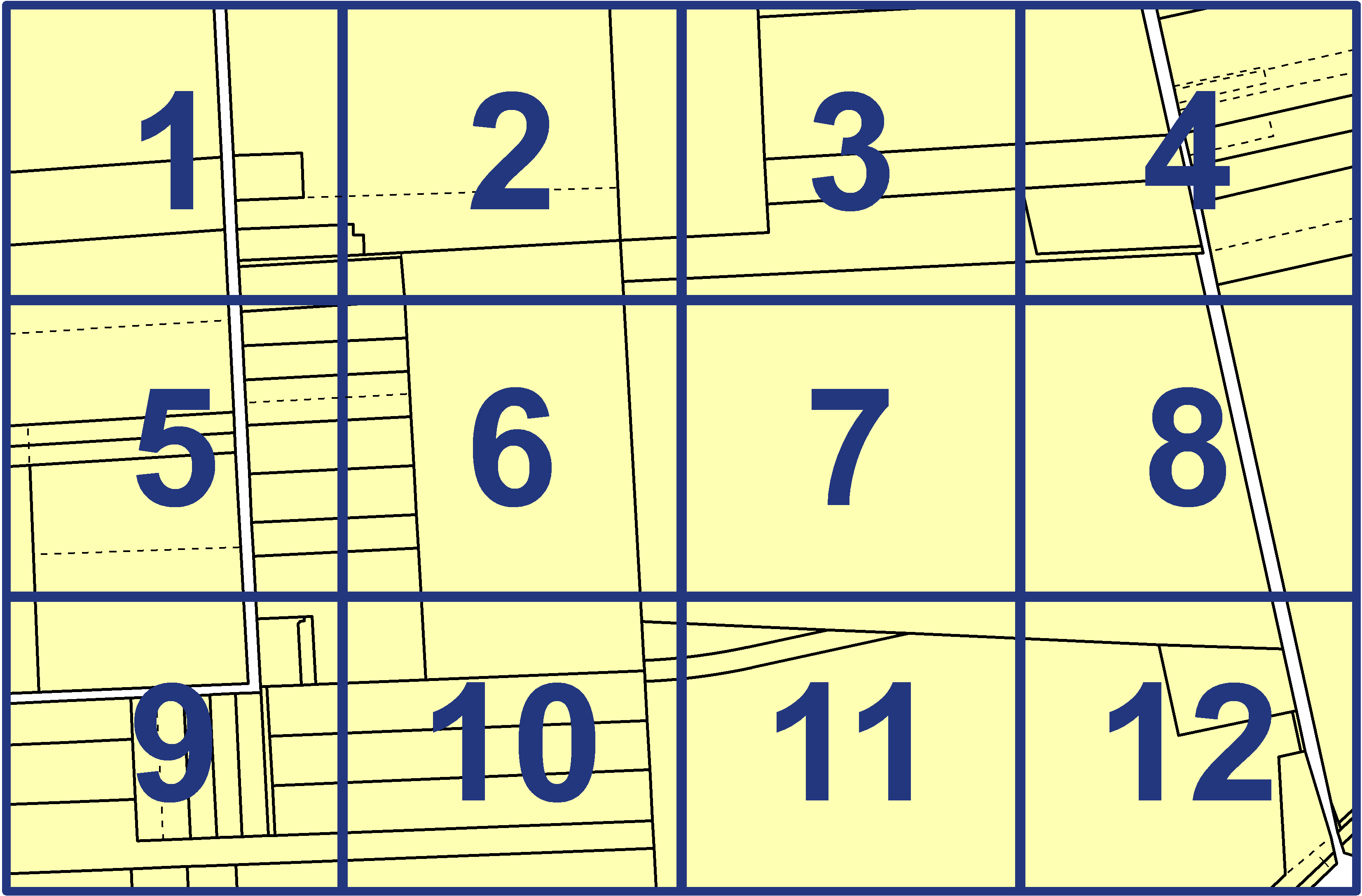 quarter facet map