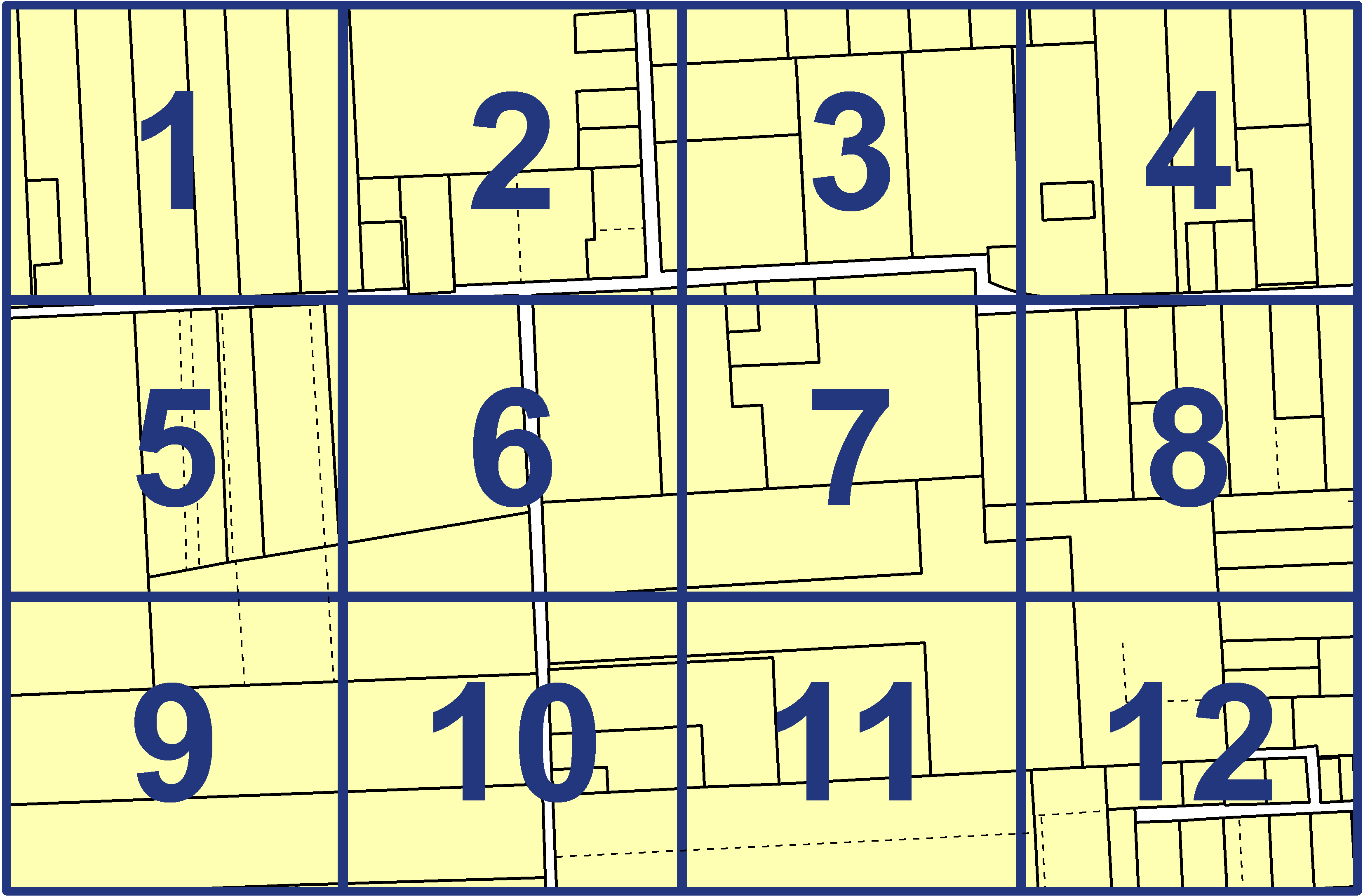 quarter facet map