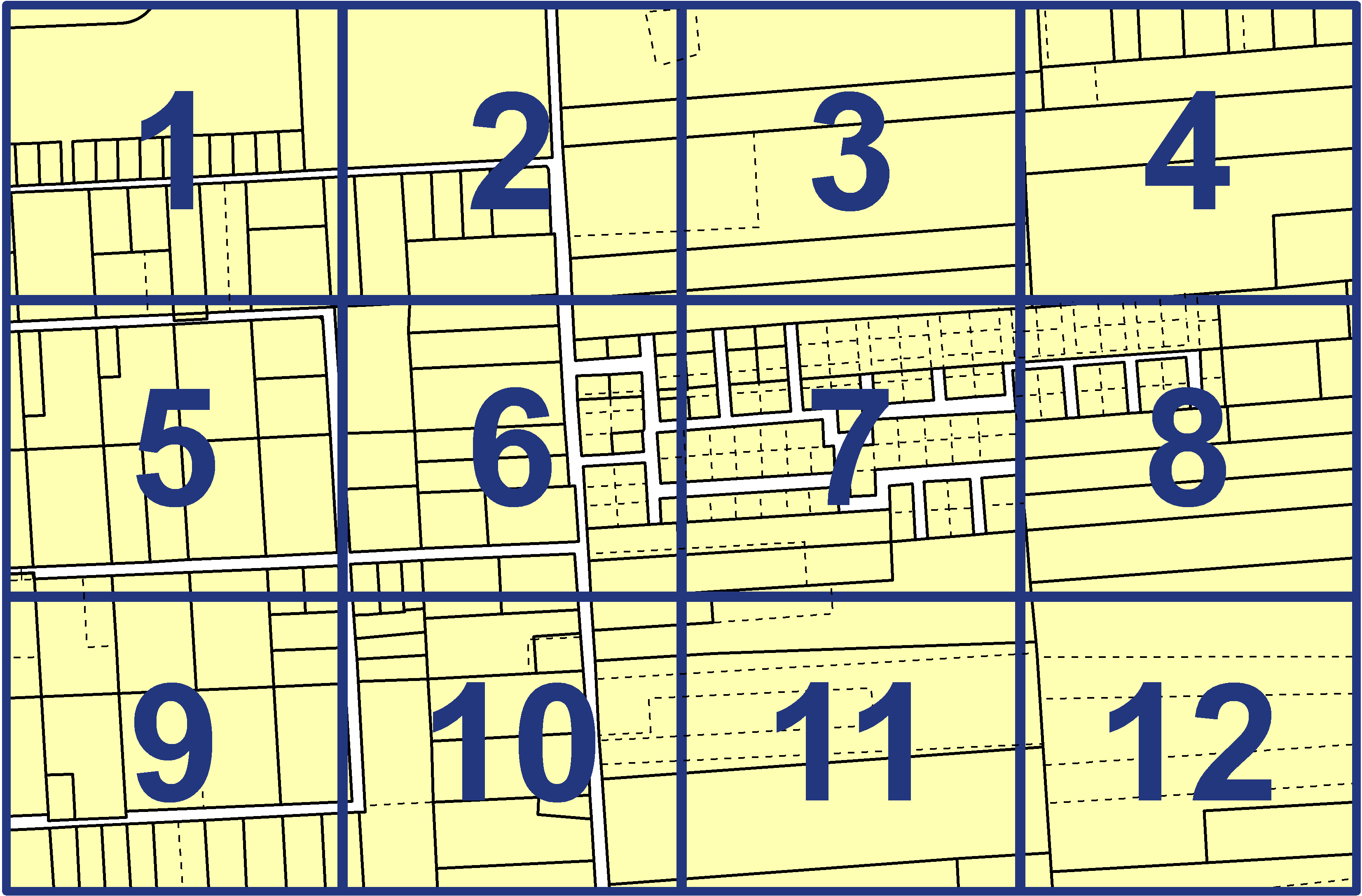 quarter facet map