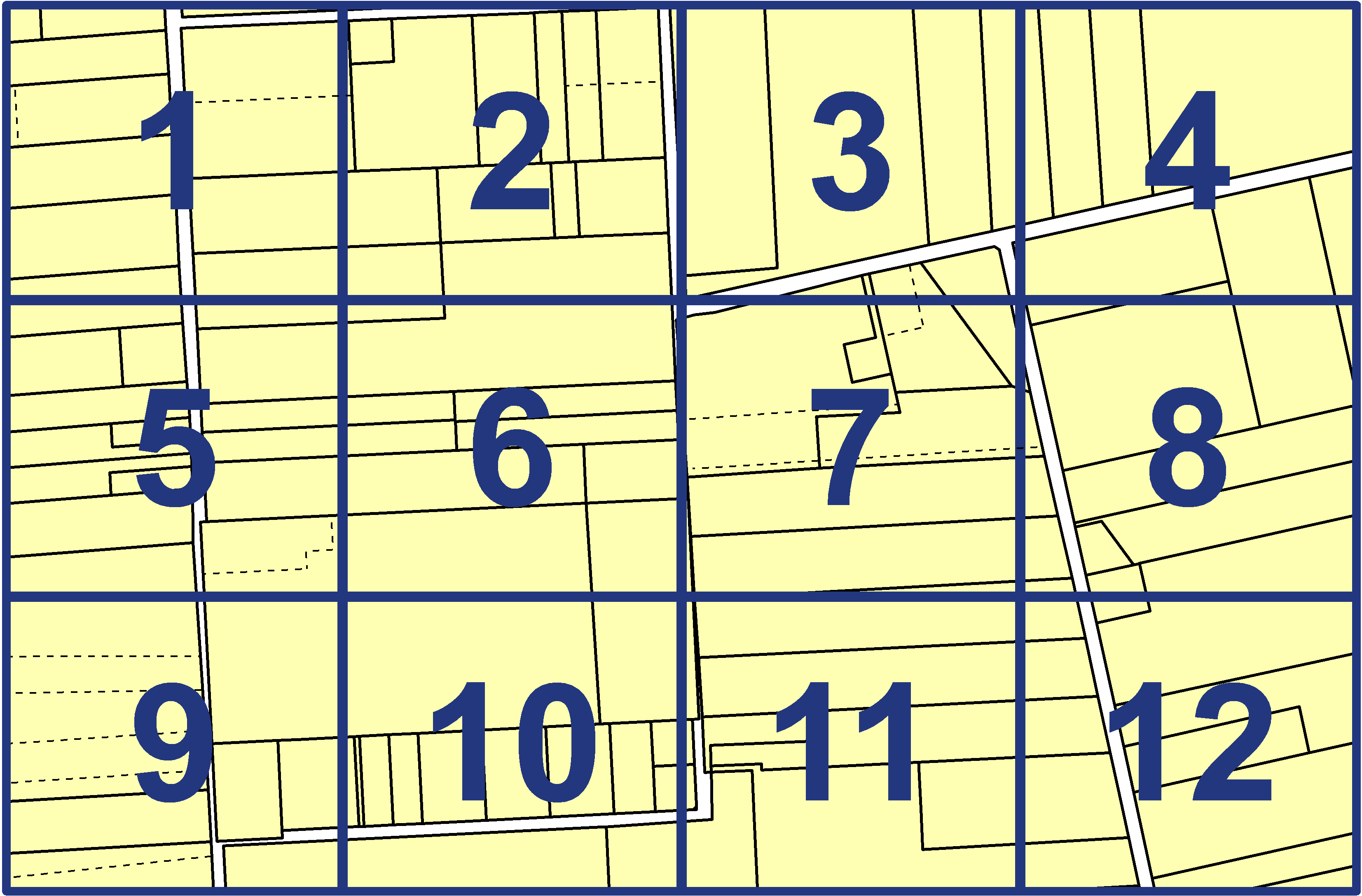 quarter facet map