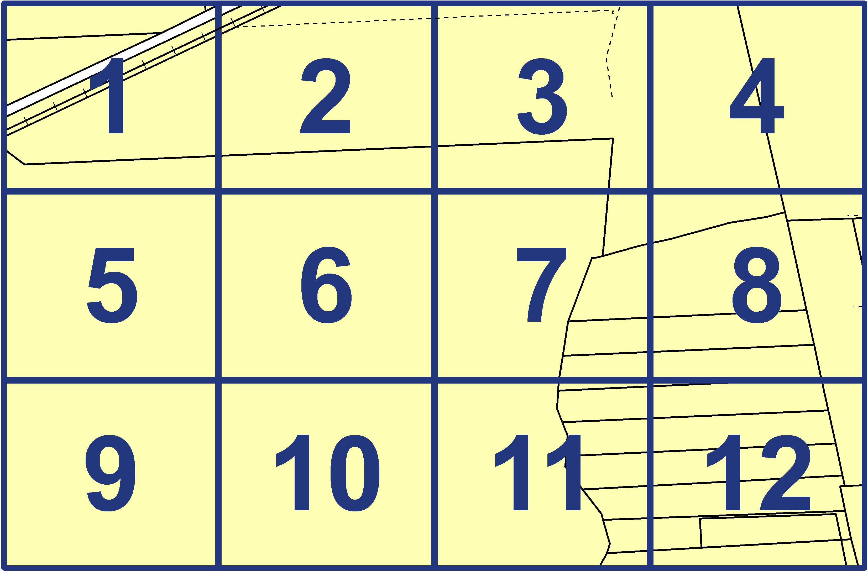 quarter facet map