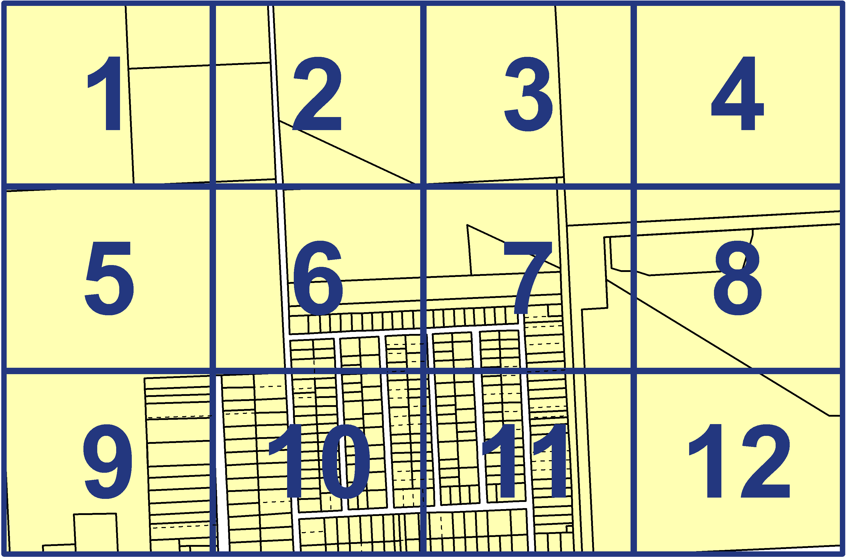 quarter facet map