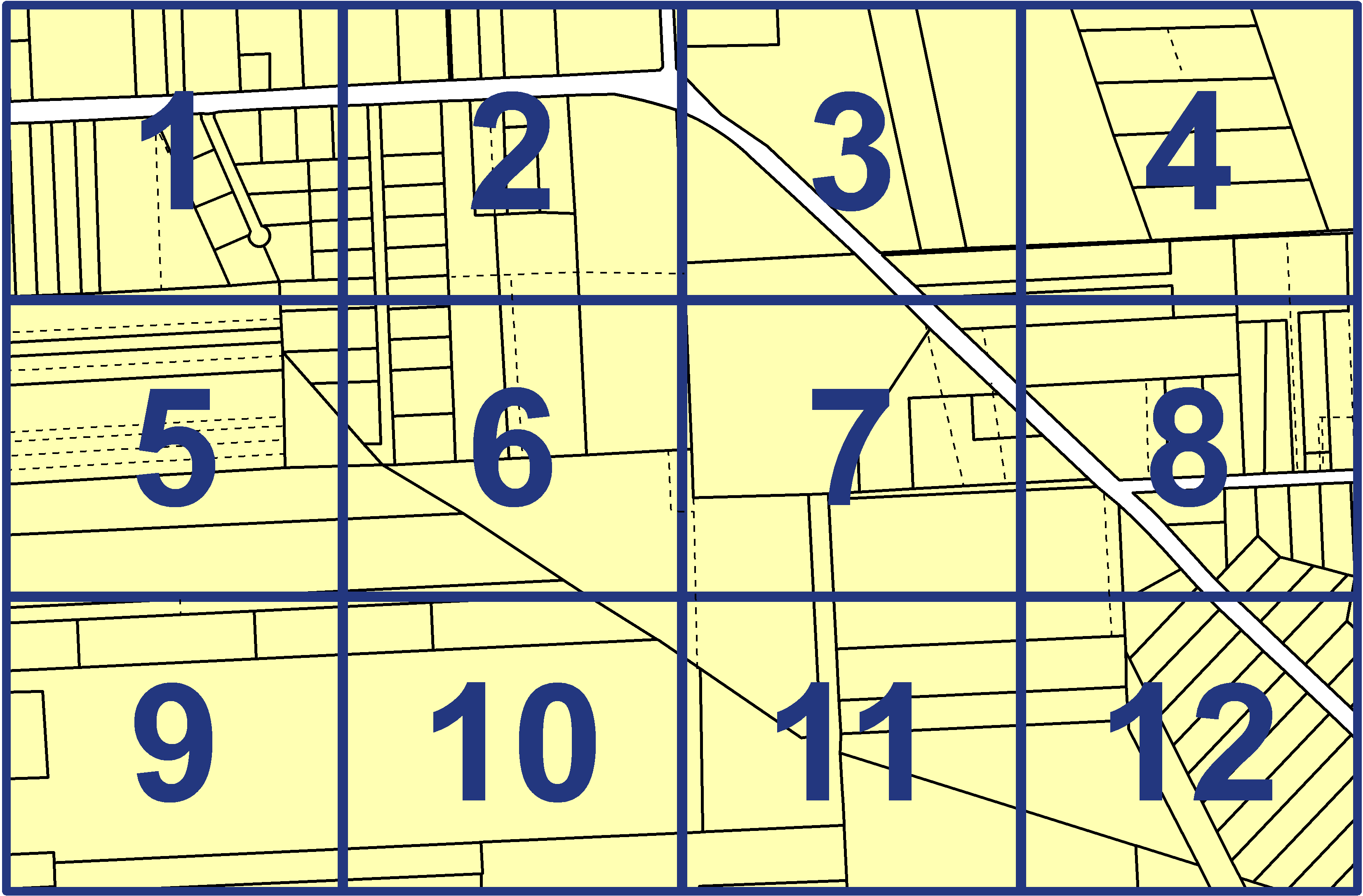 quarter facet map