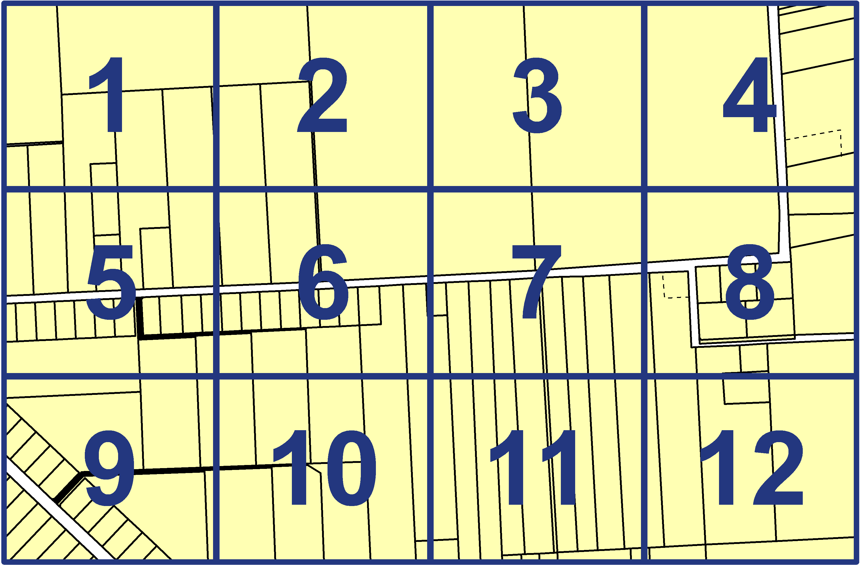 quarter facet map