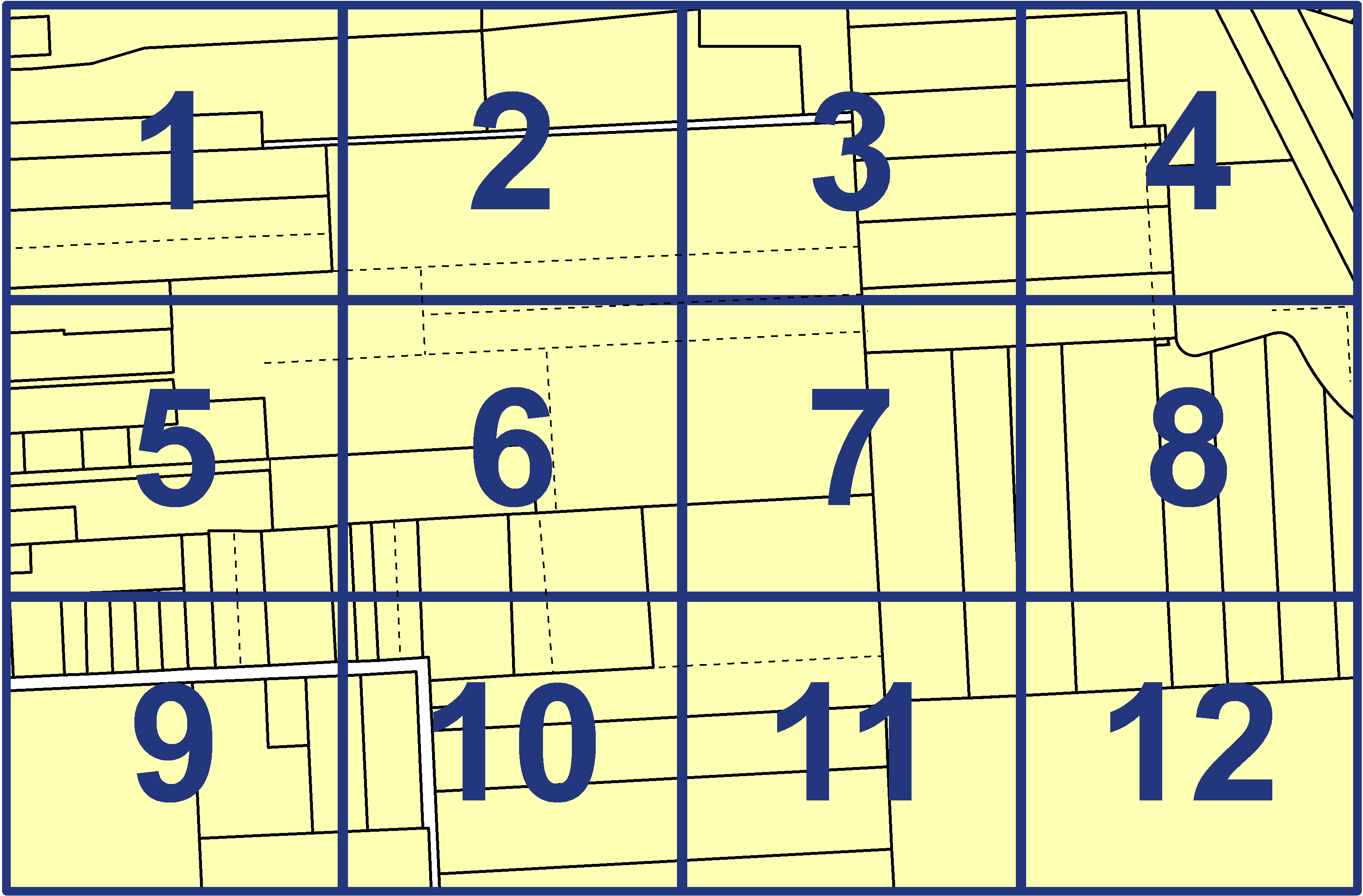 quarter facet map