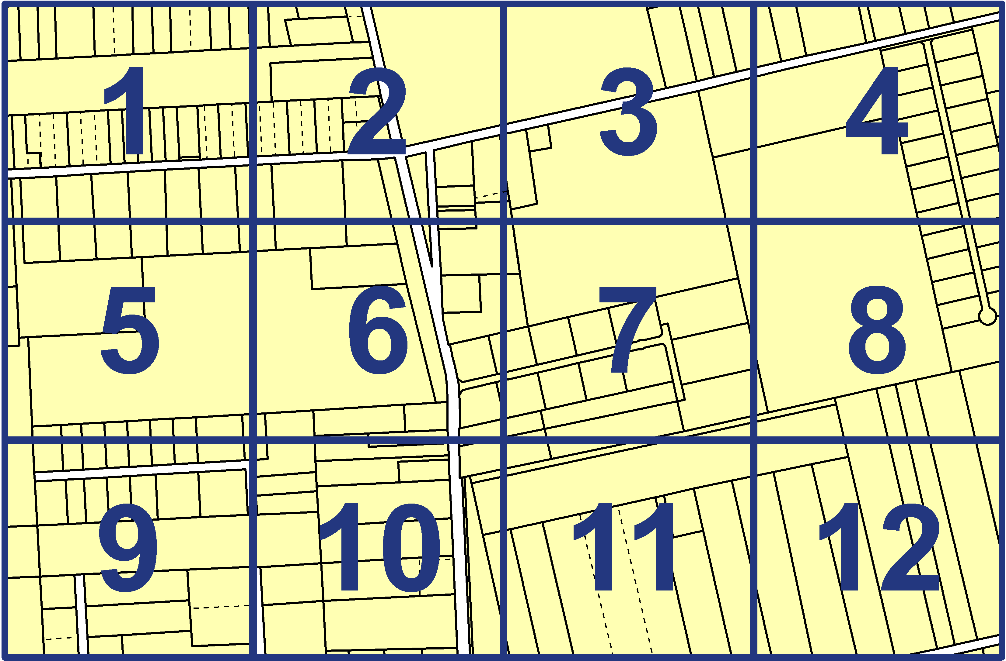 quarter facet map