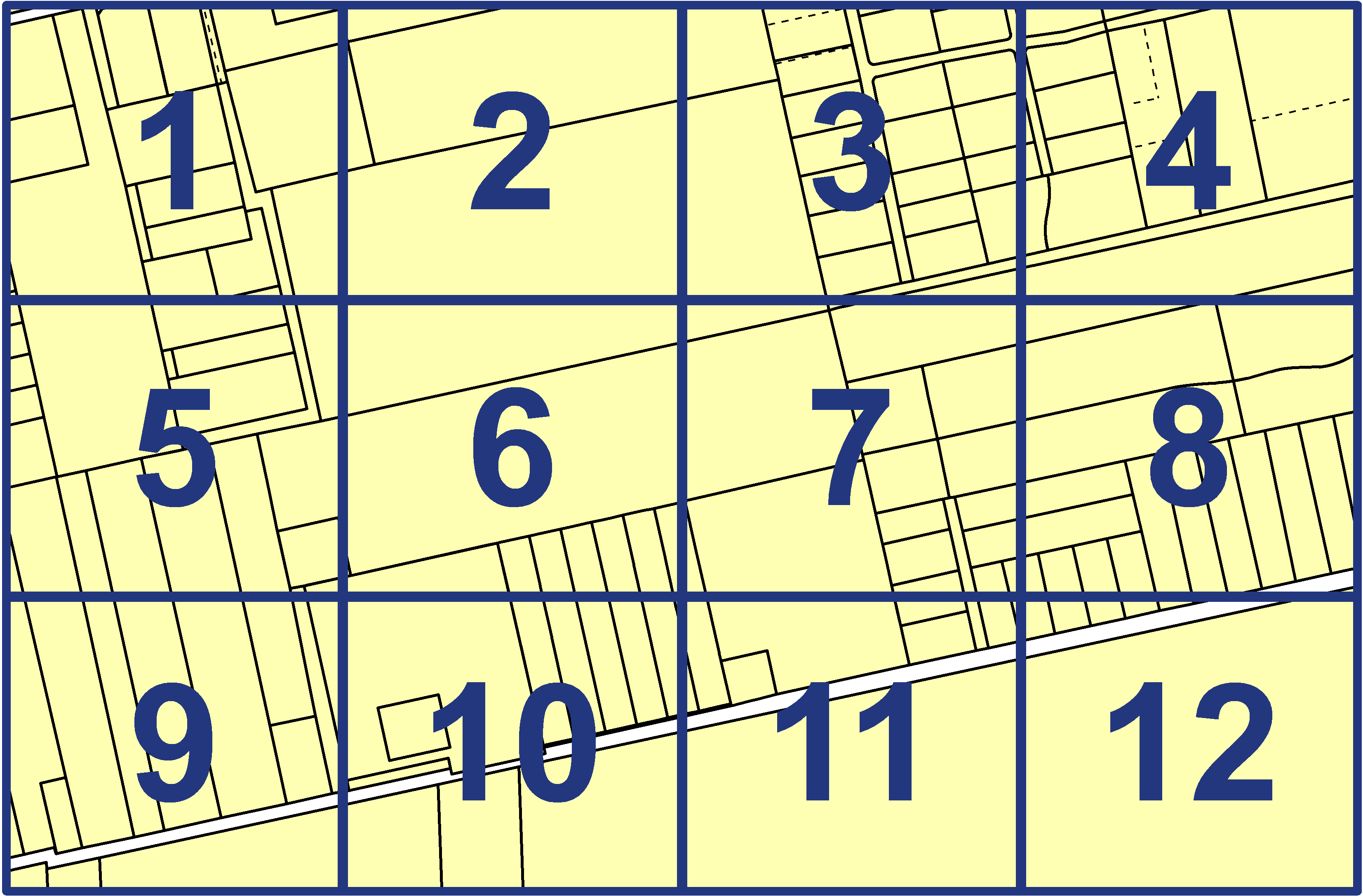 quarter facet map