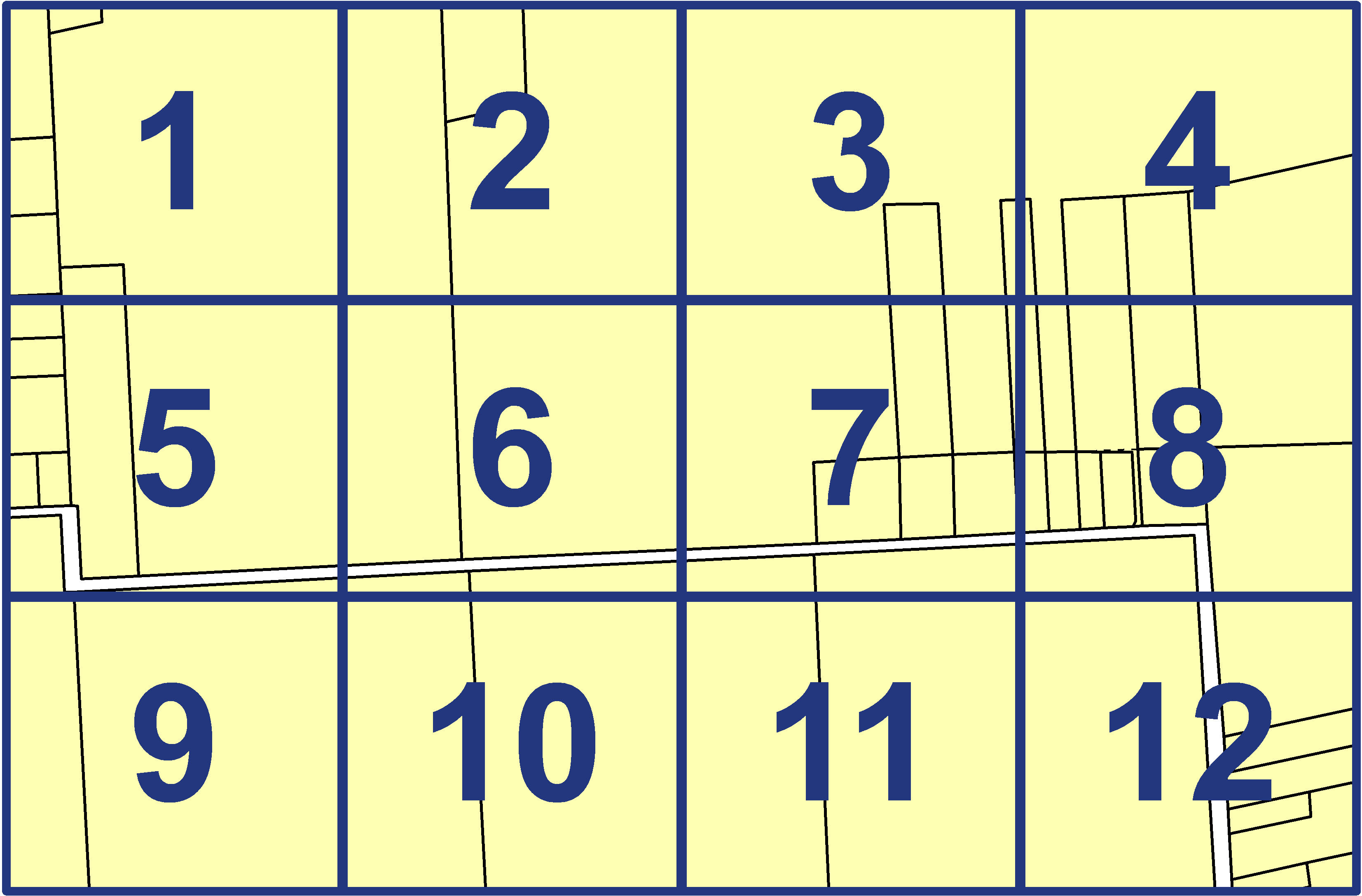 quarter facet map