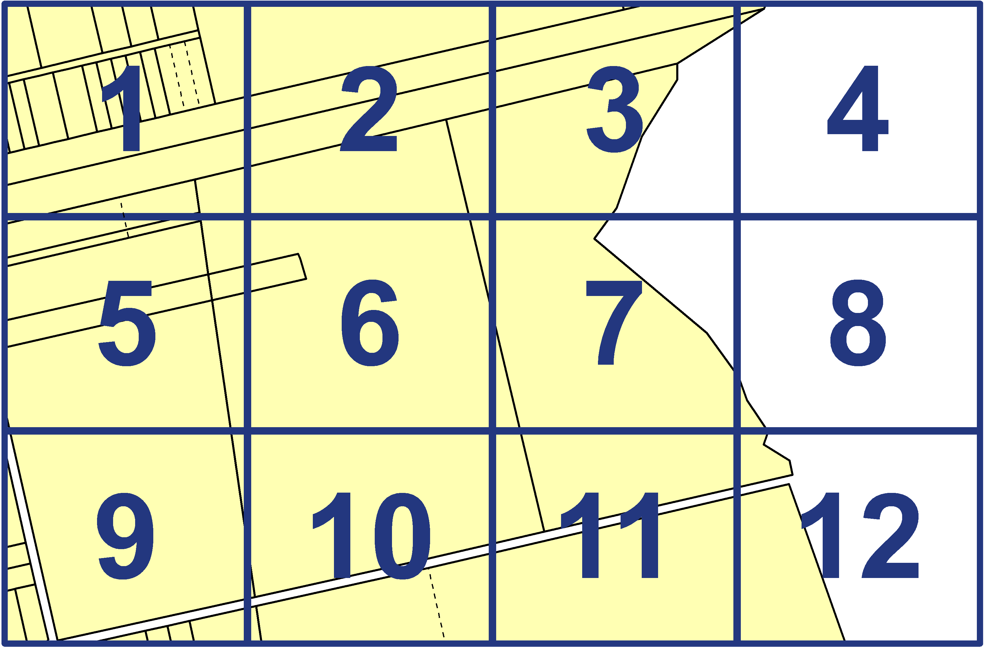 quarter facet map