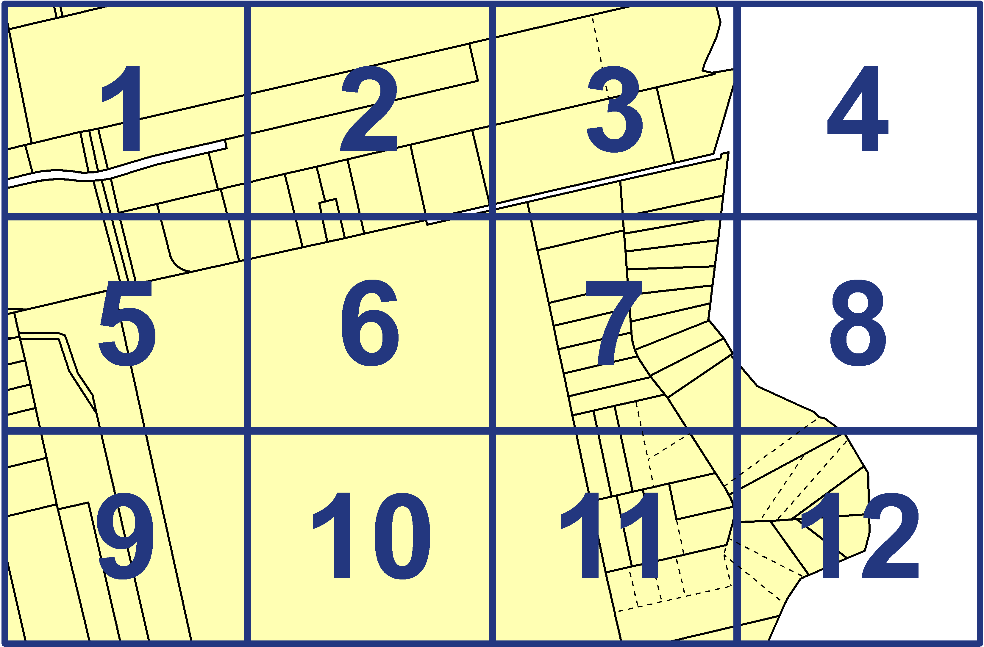 quarter facet map