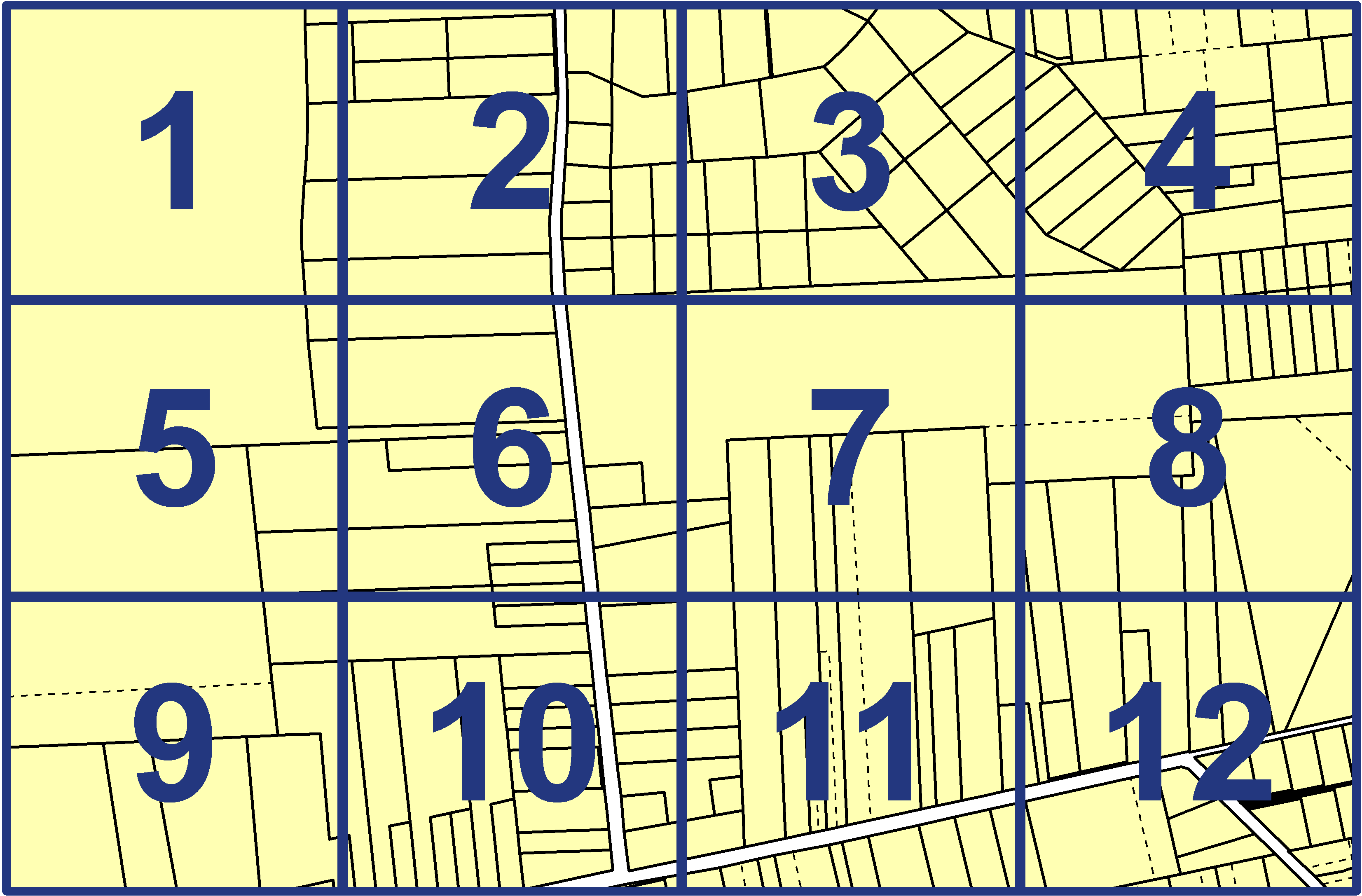 quarter facet map