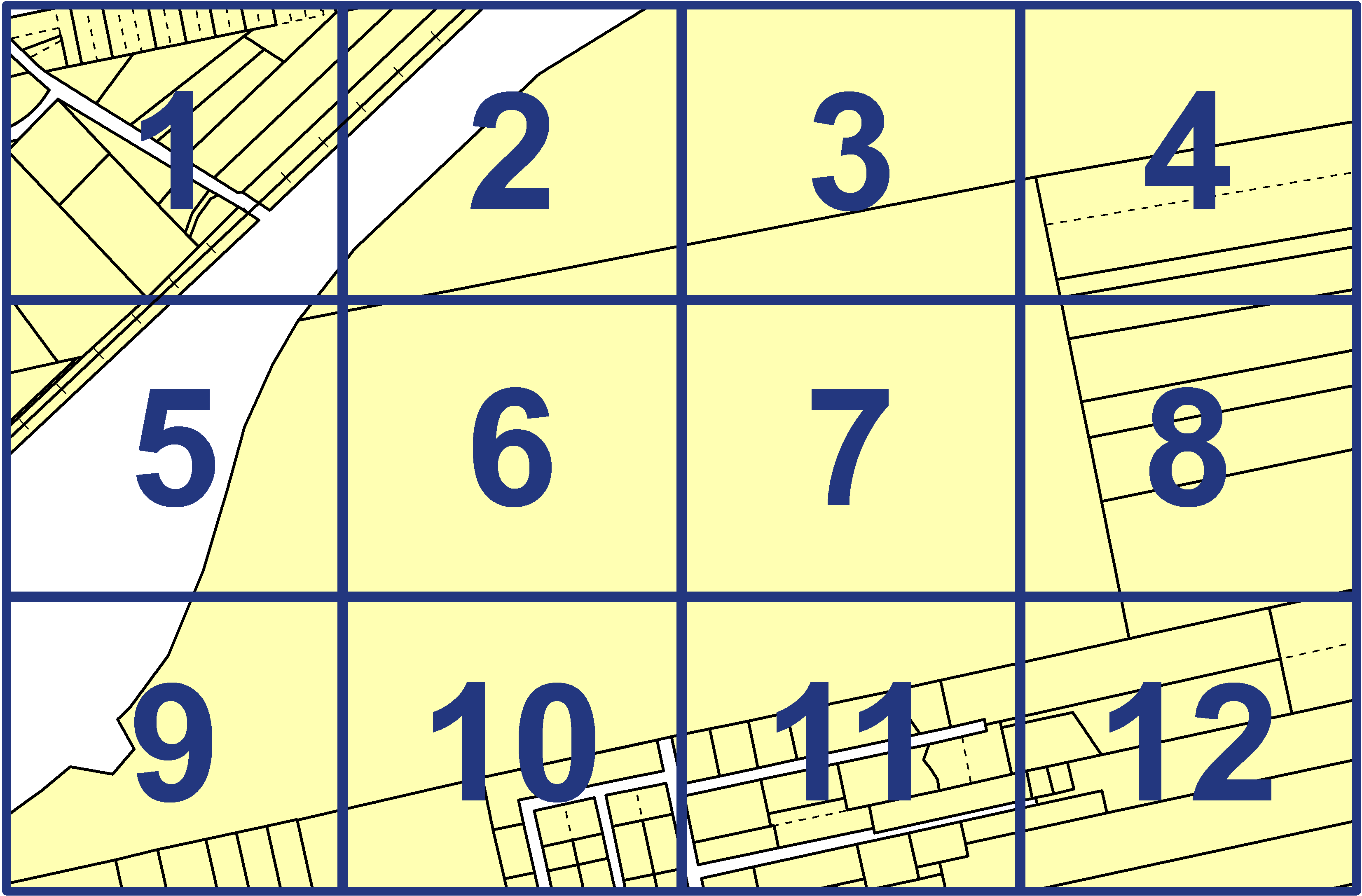 quarter facet map