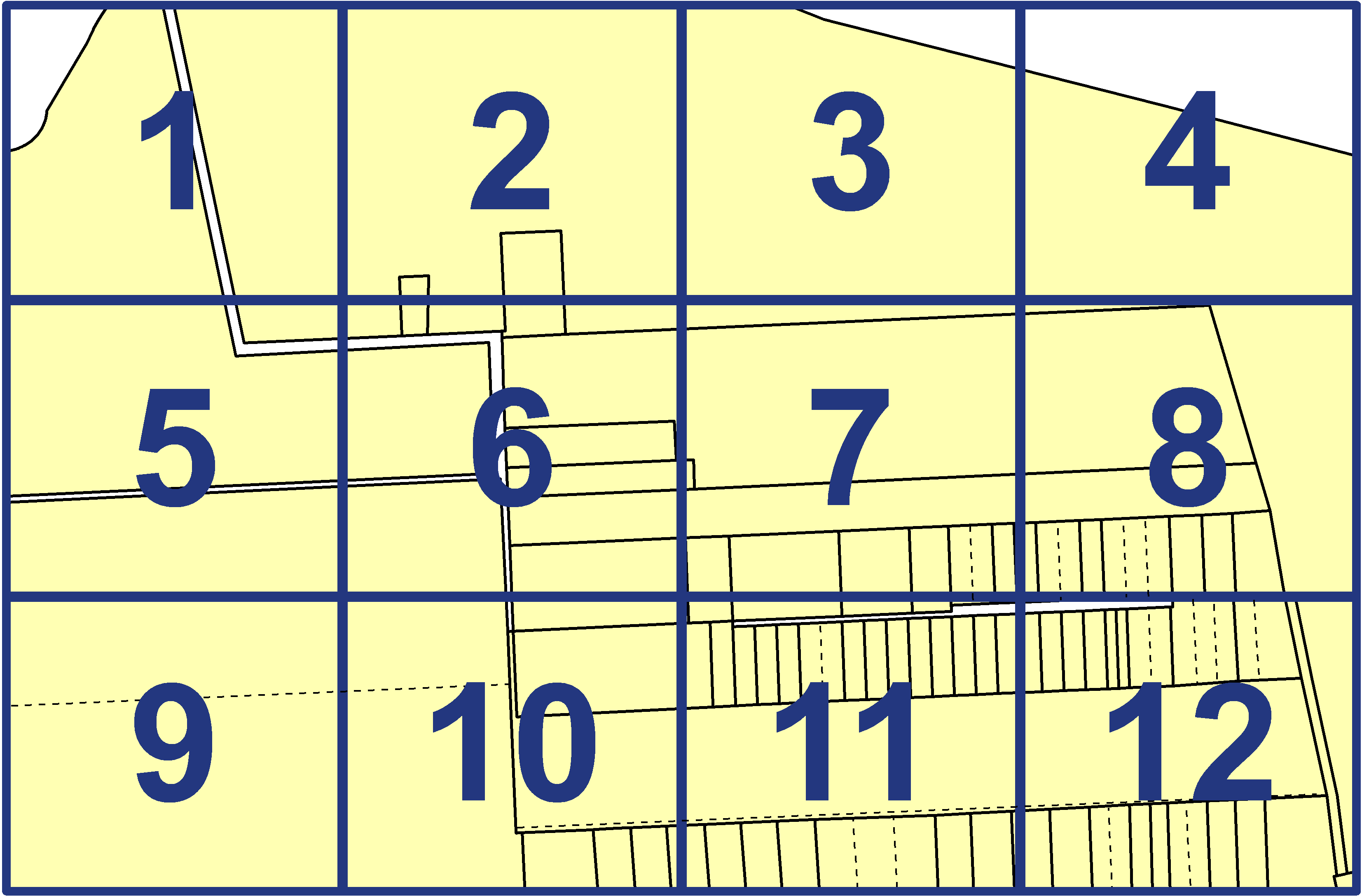 quarter facet map