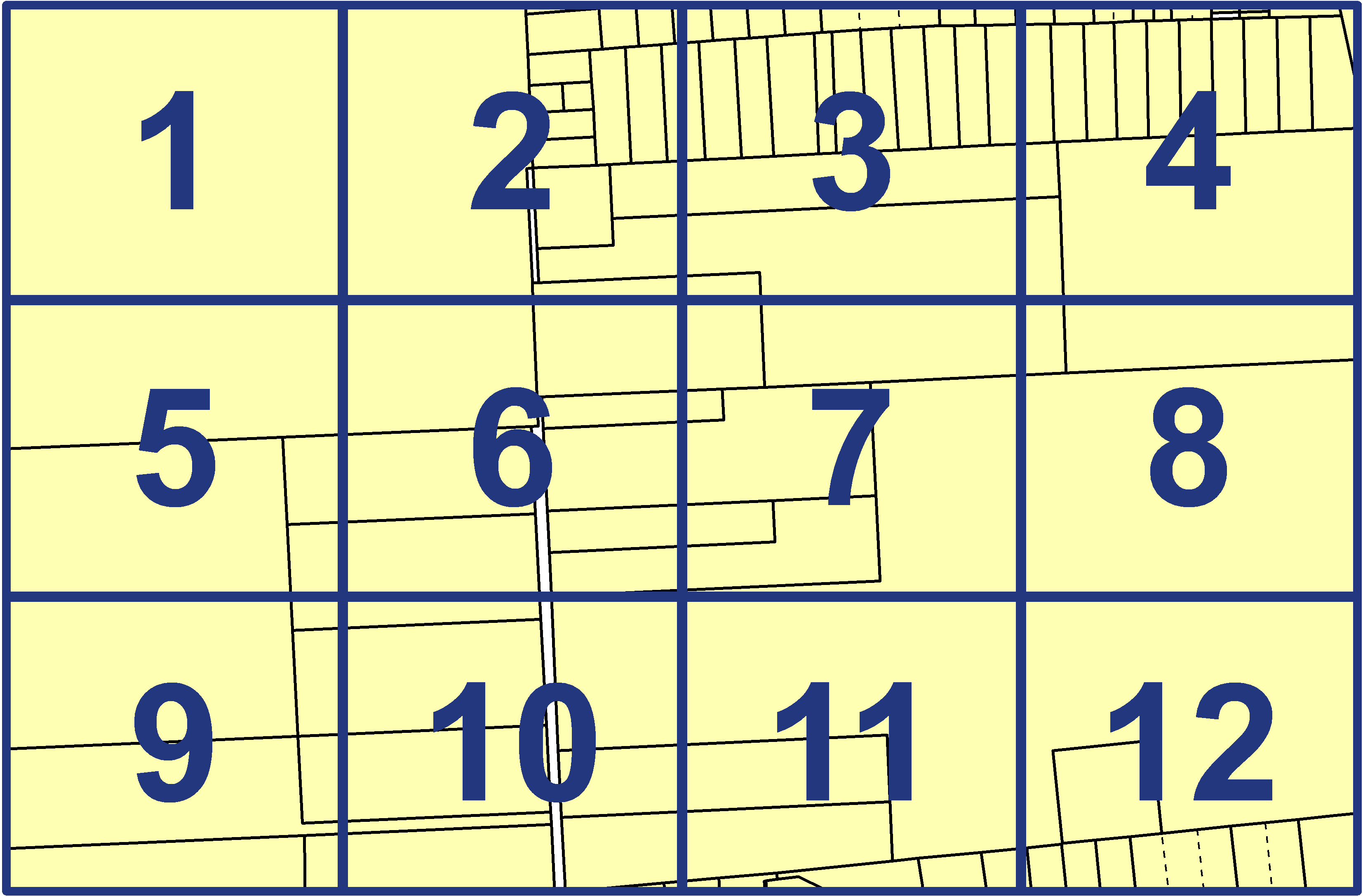 quarter facet map