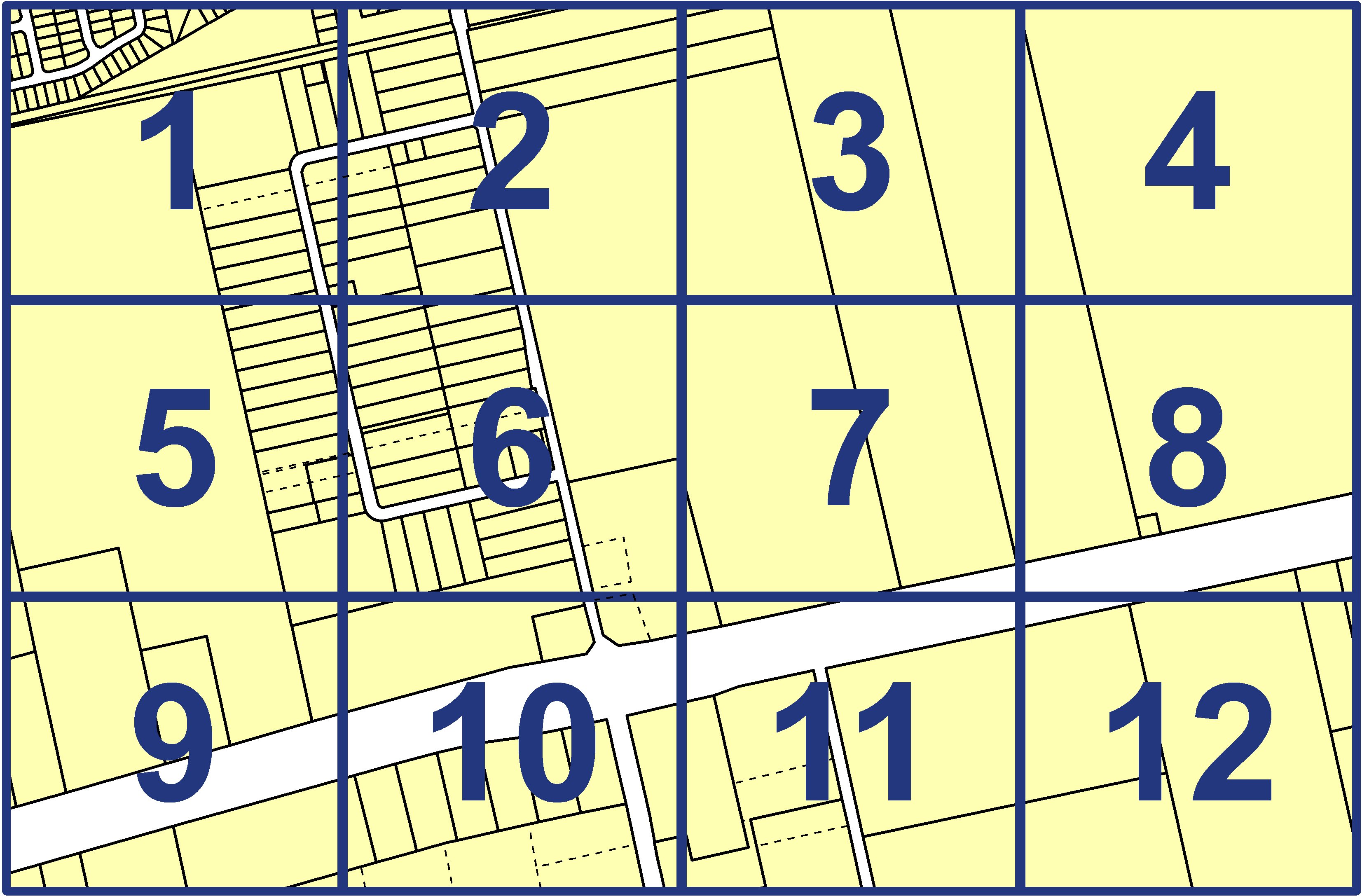 quarter facet map