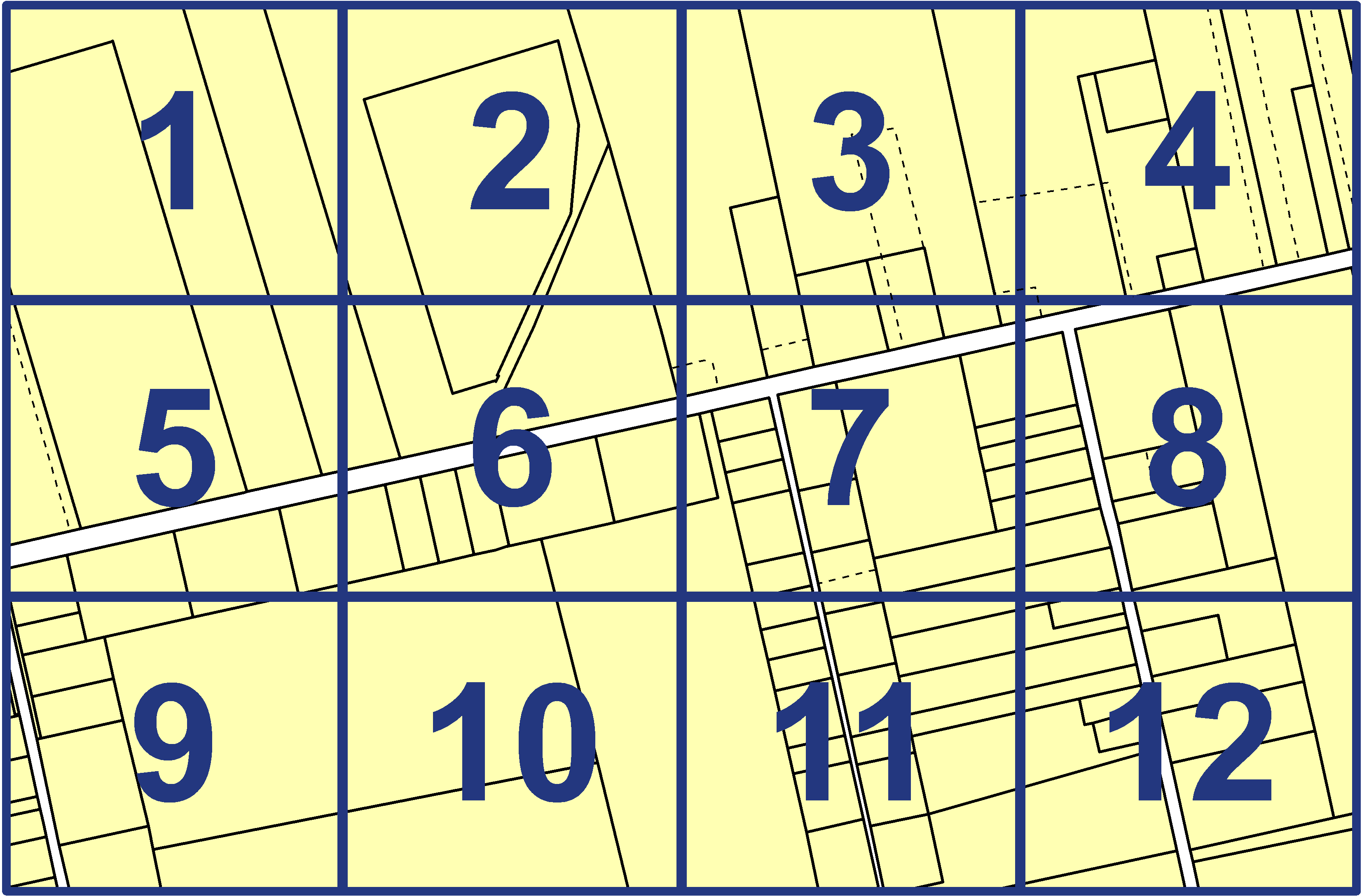 quarter facet map