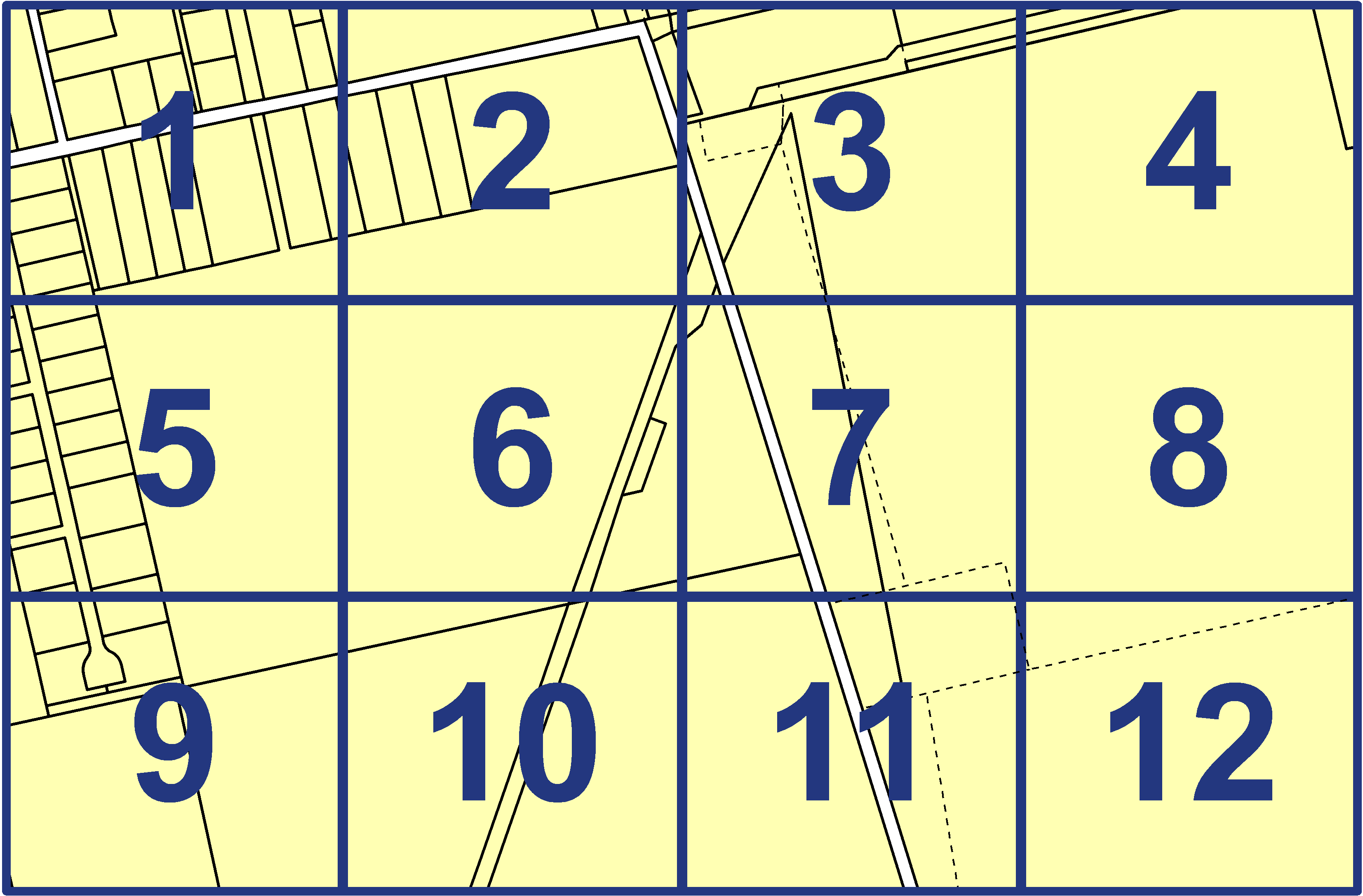 quarter facet map